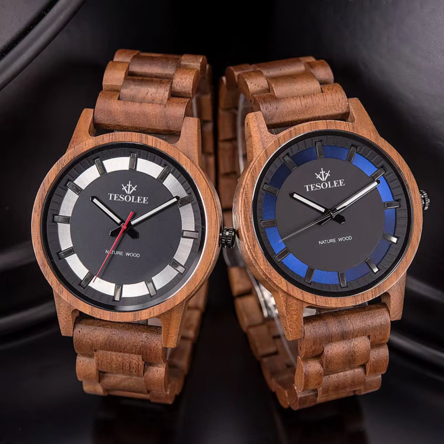 Hand Crafted Luxury Maple Wood Watch For Men.